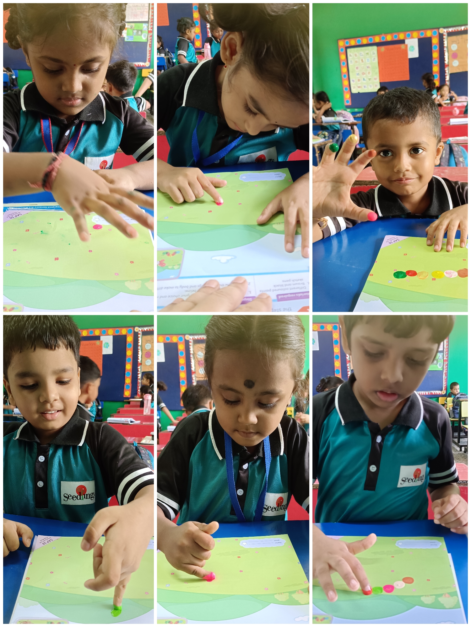 Finger Painting Activity